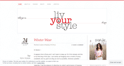 Desktop Screenshot of livyourstyle.com